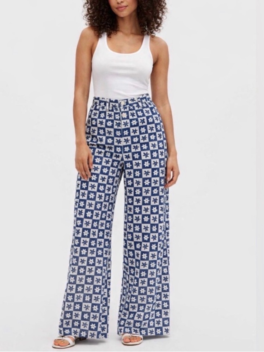 BaeVely Floral Wide Leg Pants